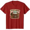 image:imageStar Wars The Mandalorian Season 3 Grogu Im With Mando TShirtCranberry Red