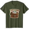 image:imageStar Wars The Mandalorian Season 3 Grogu Im With Mando TShirtOlive Green