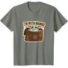image:imageStar Wars The Mandalorian Season 3 Grogu Im With Mando TShirtOlive Heather