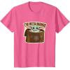 image:imageStar Wars The Mandalorian Season 3 Grogu Im With Mando TShirtPink Heather
