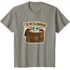 image:imageStar Wars The Mandalorian Season 3 Grogu Im With Mando TShirtSlate Grey
