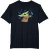 image:imageStar Wars The Mandalorian The Child with Blue Butterflies TShirtBlack