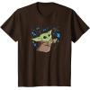 image:imageStar Wars The Mandalorian The Child with Blue Butterflies TShirtBrown