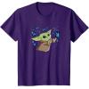 image:imageStar Wars The Mandalorian The Child with Blue Butterflies TShirtPurple