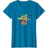 image:imageStar Wars The Mandalorian The Child with Blue Butterflies TShirtSapphire Blue