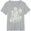 image:imageStar Wars The Mandalorian and Grogu Dadalorian Fathers Day TShirtHeather Grey