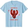 image:imageStar Wars Valentines Day quotYoure My Chew Lovequot Chewbacca TShirtBaby Blue