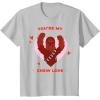 image:imageStar Wars Valentines Day quotYoure My Chew Lovequot Chewbacca TShirtSilver Grey