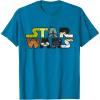 image:imageStar Wars Logo Character CloseUp Kawaii Style Tshirt TShirtSapphire Blue