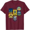 image:imageStar Wars The Mandalorian Season 3 Character Stickers Grogu TShirtBurgundy