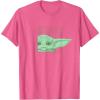 image:imageStar Wars The Mandalorian Season 3 Grogu Face with Name TShirtPink Heather