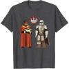 image:imageStar Wars The Mandalorian Season 3 Grogu Greef Karga icon TShirtDark Heather Grey