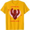 image:imageStar Wars Valentines Day quotYoure My Chew Lovequot Chewbacca TShirtGolden Yellow