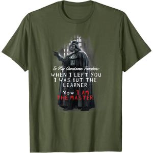 image:imageStar Wars Darth Vader Teacher Appreciation TShirtOlive Green