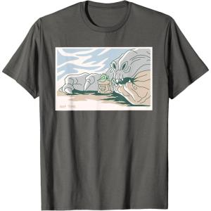 image:imageStar Wars Grogu and Rancor Nap Time TShirtAsphalt Grey