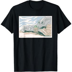 image:imageStar Wars Grogu and Rancor Nap Time TShirtBlack