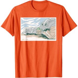 image:imageStar Wars Grogu and Rancor Nap Time TShirtOrange