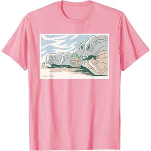 image:imageStar Wars Grogu and Rancor Nap Time TShirtPink