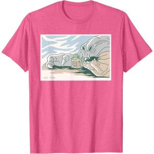 image:imageStar Wars Grogu and Rancor Nap Time TShirtPink Heather