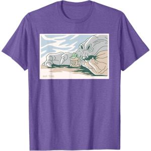 image:imageStar Wars Grogu and Rancor Nap Time TShirtPurple Heather