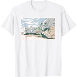 image:imageStar Wars Grogu and Rancor Nap Time TShirtWhite