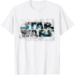 image:imageStar Wars Logo ATAT Walker Battle TShirt TShirtWhite