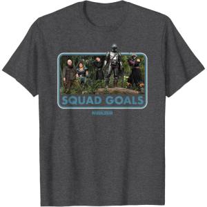 image:imageStar Wars The Mandalorian Djarin and Boba Fett Squad Goals TShirtDark Heather Grey