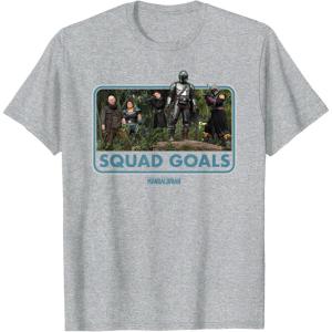 image:imageStar Wars The Mandalorian Djarin and Boba Fett Squad Goals TShirtHeather Grey