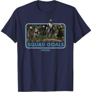 image:imageStar Wars The Mandalorian Djarin and Boba Fett Squad Goals TShirtNavy Blue