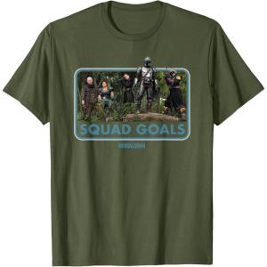 image:imageStar Wars The Mandalorian Djarin and Boba Fett Squad Goals TShirtOlive Green