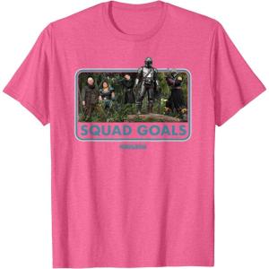 image:imageStar Wars The Mandalorian Djarin and Boba Fett Squad Goals TShirtPink Heather