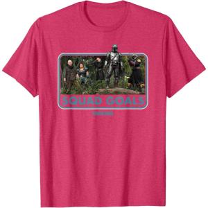 image:imageStar Wars The Mandalorian Djarin and Boba Fett Squad Goals TShirtRed Heather