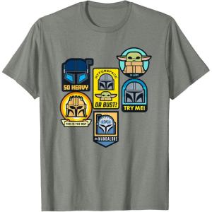 image:imageStar Wars The Mandalorian Season 3 Character Stickers Grogu TShirtOlive Heather