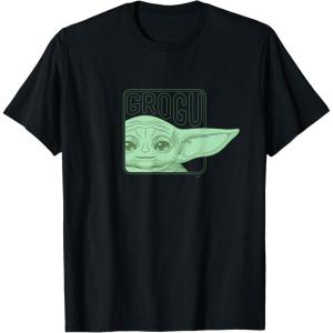 image:imageStar Wars The Mandalorian Season 3 Grogu Face with Name TShirtBlack