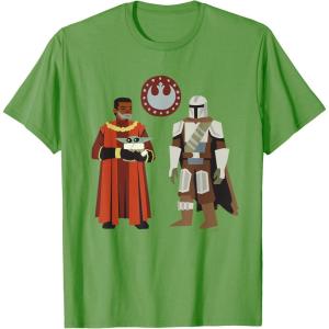 image:imageStar Wars The Mandalorian Season 3 Grogu Greef Karga icon TShirtGrass Green