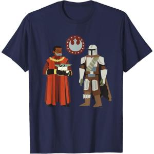 image:imageStar Wars The Mandalorian Season 3 Grogu Greef Karga icon TShirtNavy Blue