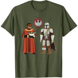 image:imageStar Wars The Mandalorian Season 3 Grogu Greef Karga icon TShirtOlive Green