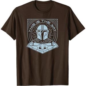 image:imageStar Wars The Mandalorian Season 3 Grogu The Way Hyperspace TShirtBrown