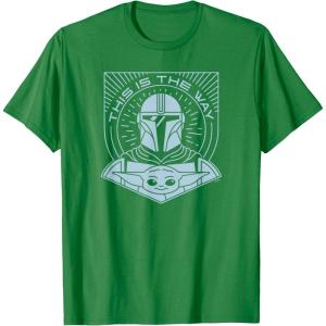 image:imageStar Wars The Mandalorian Season 3 Grogu The Way Hyperspace TShirtKelly Green