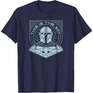 image:imageStar Wars The Mandalorian Season 3 Grogu The Way Hyperspace TShirtNavy Blue