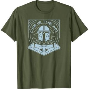 image:imageStar Wars The Mandalorian Season 3 Grogu The Way Hyperspace TShirtOlive Green