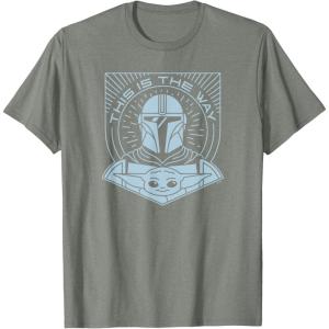image:imageStar Wars The Mandalorian Season 3 Grogu The Way Hyperspace TShirtOlive Heather