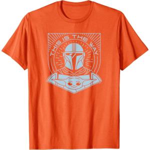 image:imageStar Wars The Mandalorian Season 3 Grogu The Way Hyperspace TShirtOrange