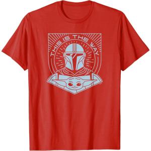 image:imageStar Wars The Mandalorian Season 3 Grogu The Way Hyperspace TShirtRed