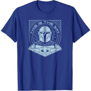 image:imageStar Wars The Mandalorian Season 3 Grogu The Way Hyperspace TShirtRoyal Blue