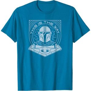 image:imageStar Wars The Mandalorian Season 3 Grogu The Way Hyperspace TShirtSapphire Blue