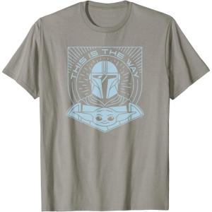 image:imageStar Wars The Mandalorian Season 3 Grogu The Way Hyperspace TShirtSlate Grey