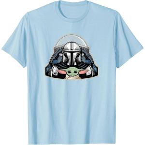 image:imageStar Wars The Mandalorian Season 3 N1 Starfighter Grogu TShirtBaby Blue