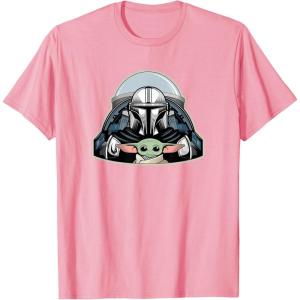 image:imageStar Wars The Mandalorian Season 3 N1 Starfighter Grogu TShirtPink