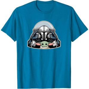image:imageStar Wars The Mandalorian Season 3 N1 Starfighter Grogu TShirtSapphire Blue